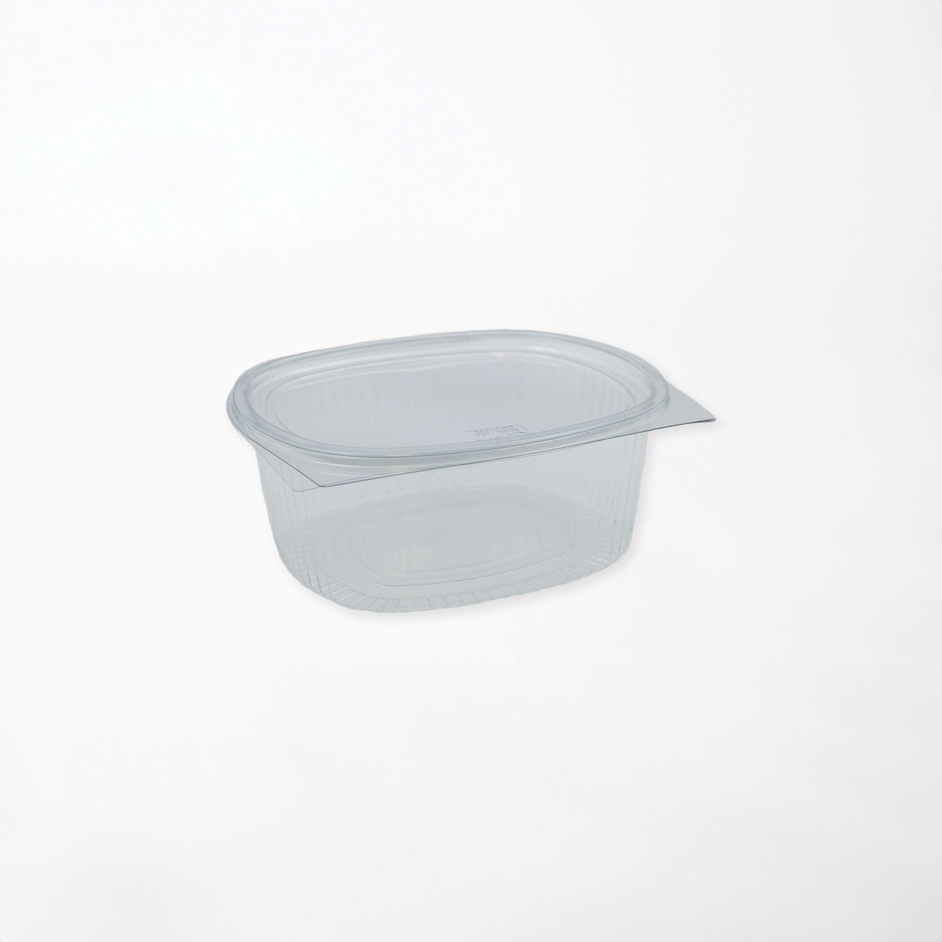 Ovaali saranakansirasia läpinäkyvä 2000ml rPET - Kuatro