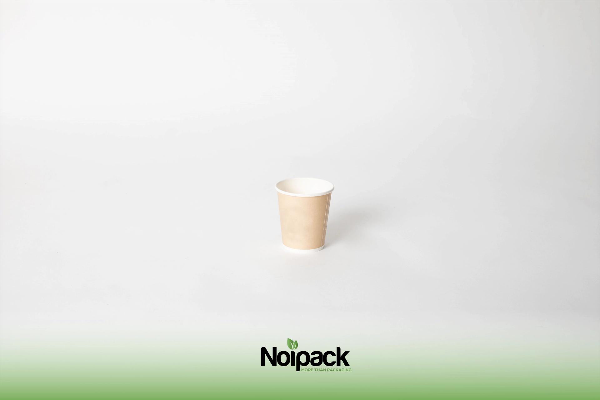 Noipack coffee cup 210ml brown