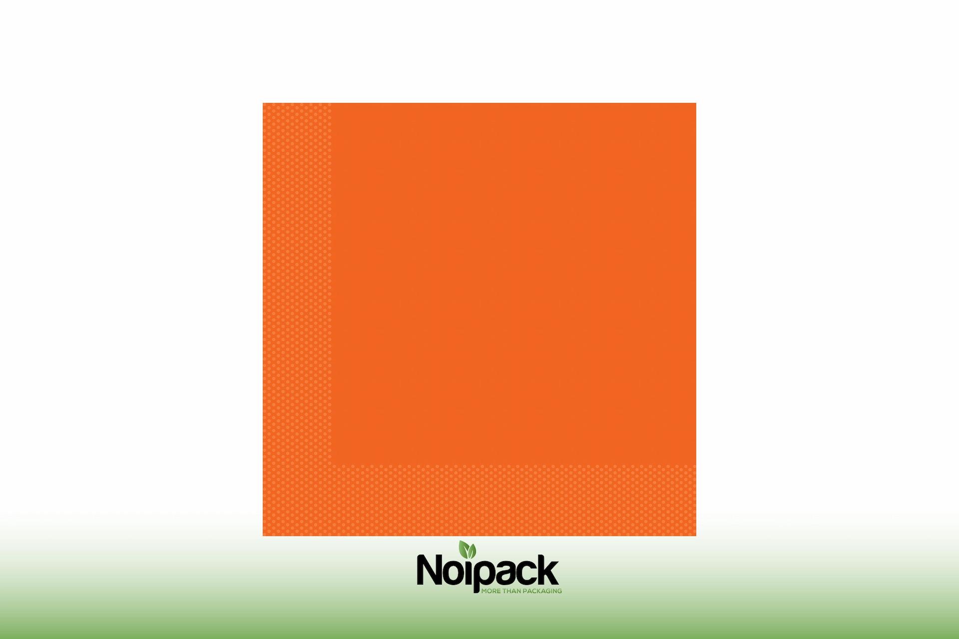 Napkin 40x40cm 1/4 fold (orange)