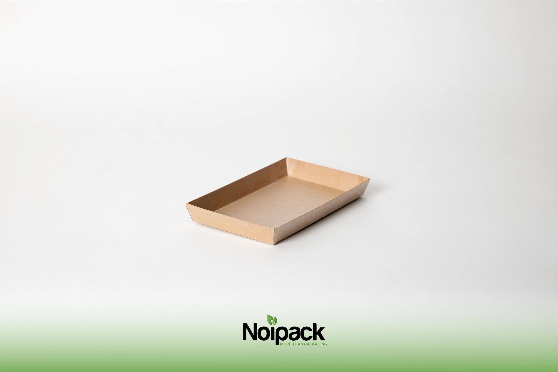 Carton sushi tray 13,5x22cm brown