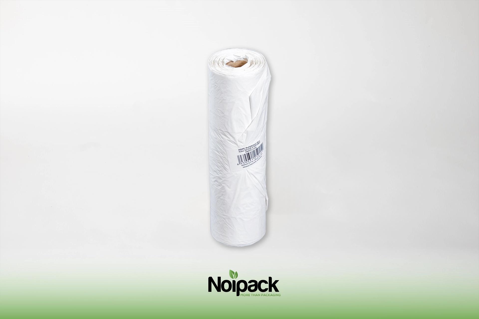 Noipack plastic bag 20l white on roll