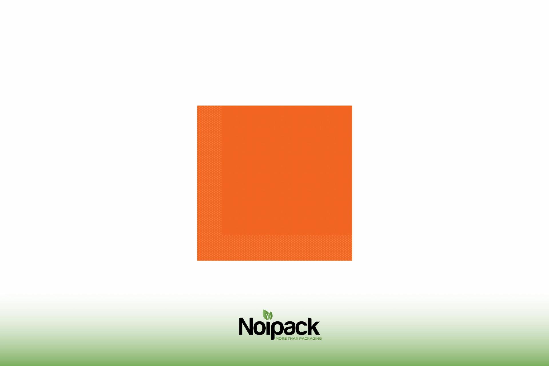 Napkin 25x25cm 1/4 fold (orange)
