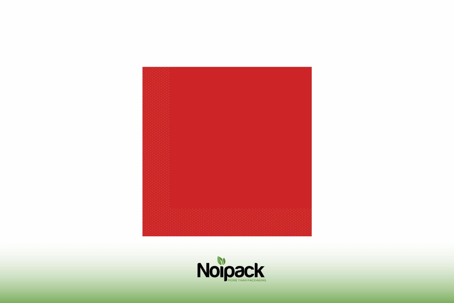 Napkin 33x33cm 1/4 fold (red)