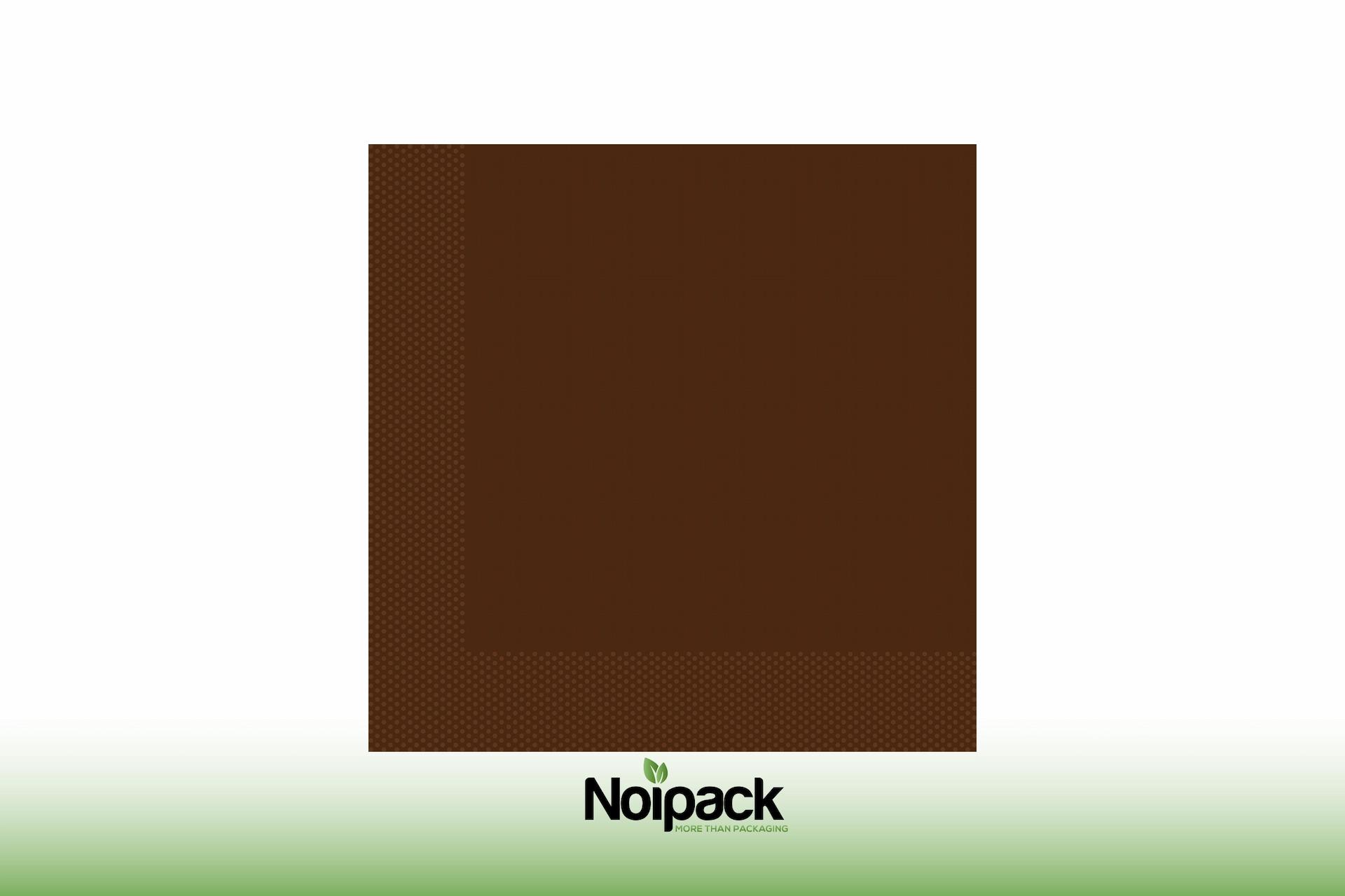 Napkin 40x40cm 1/4 fold (chocolate)