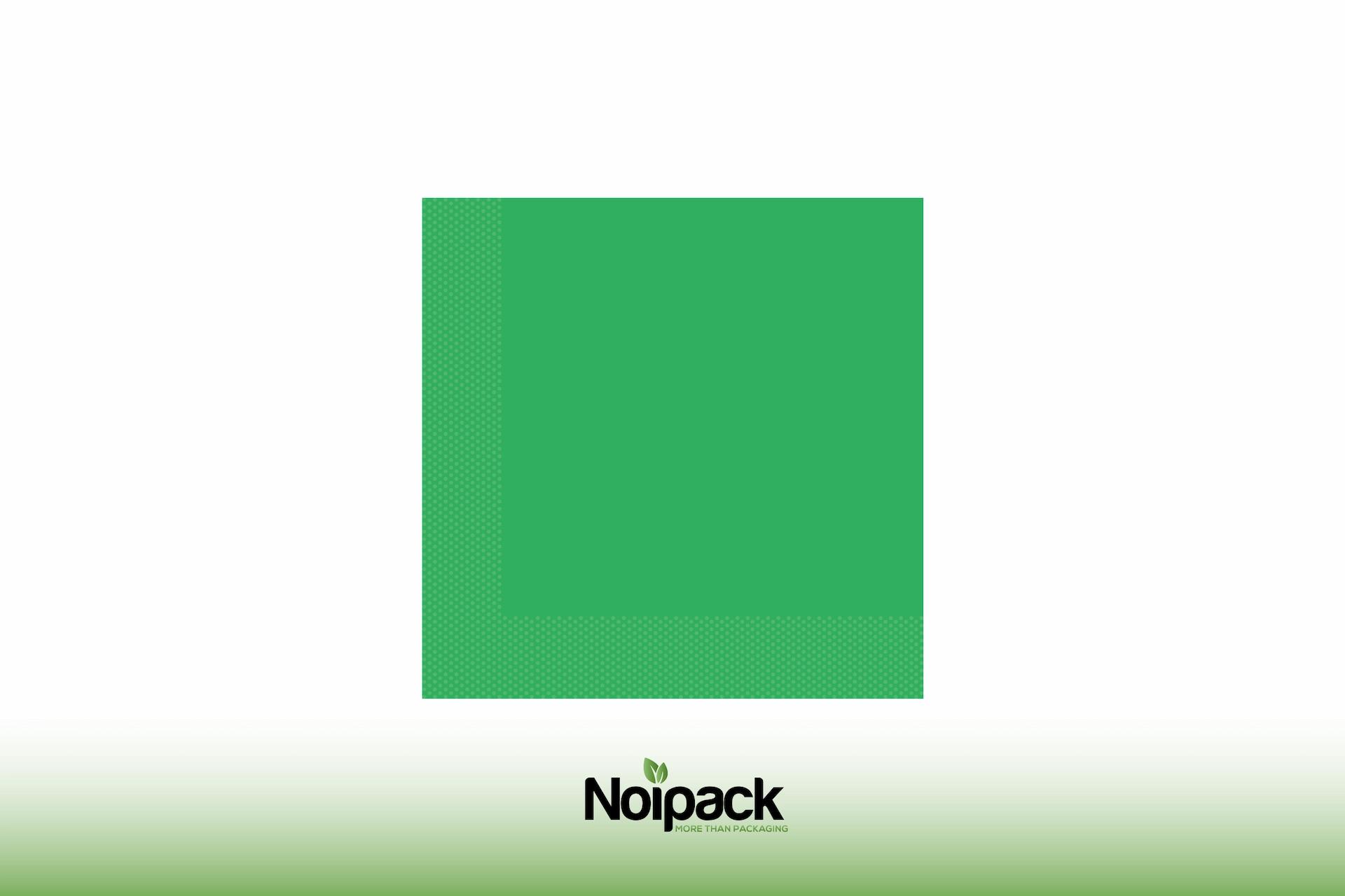 Napkin 33x33cm 1/4 fold (emerald green)