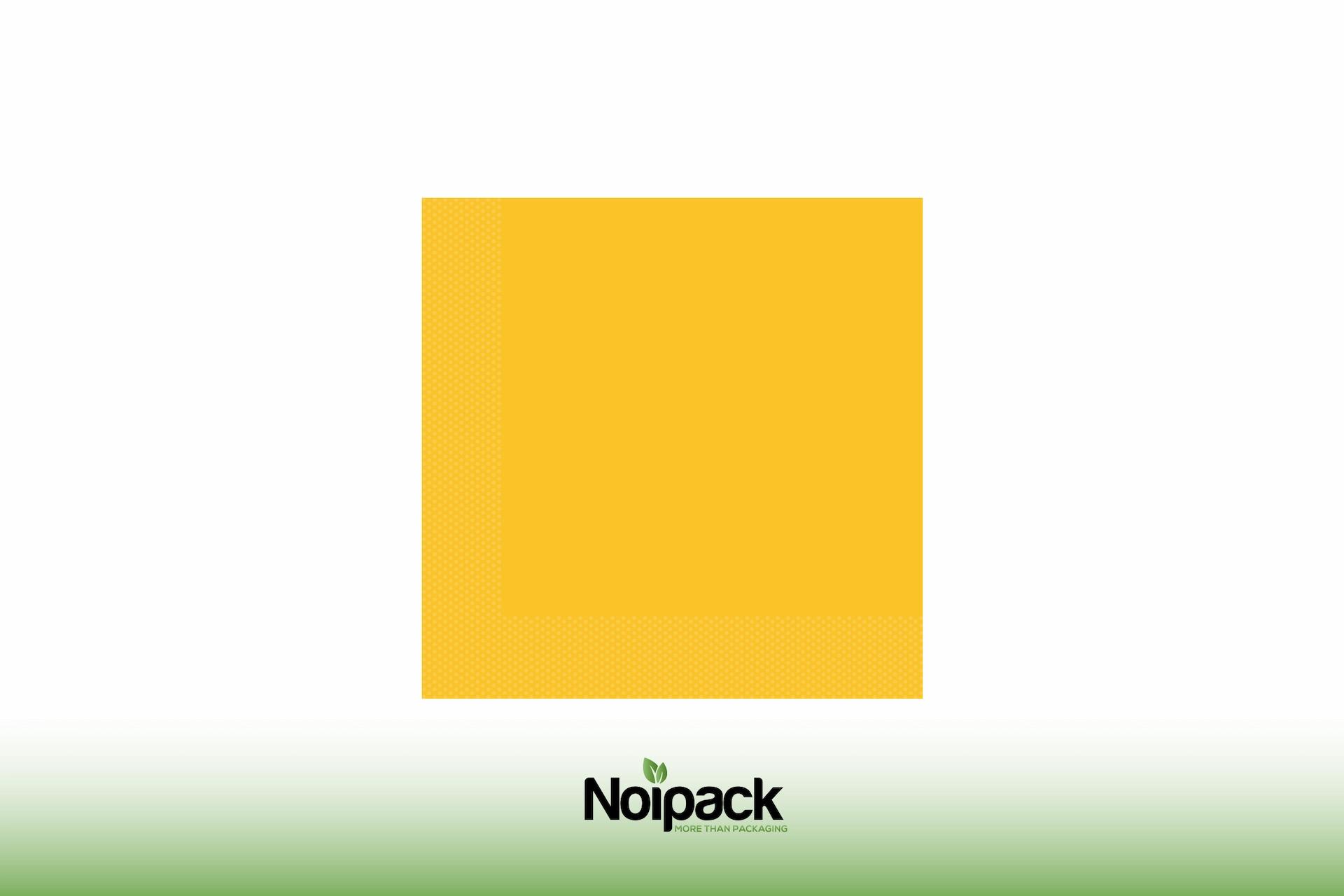 Napkin 33x33cm 1/4 fold (corn yellow)