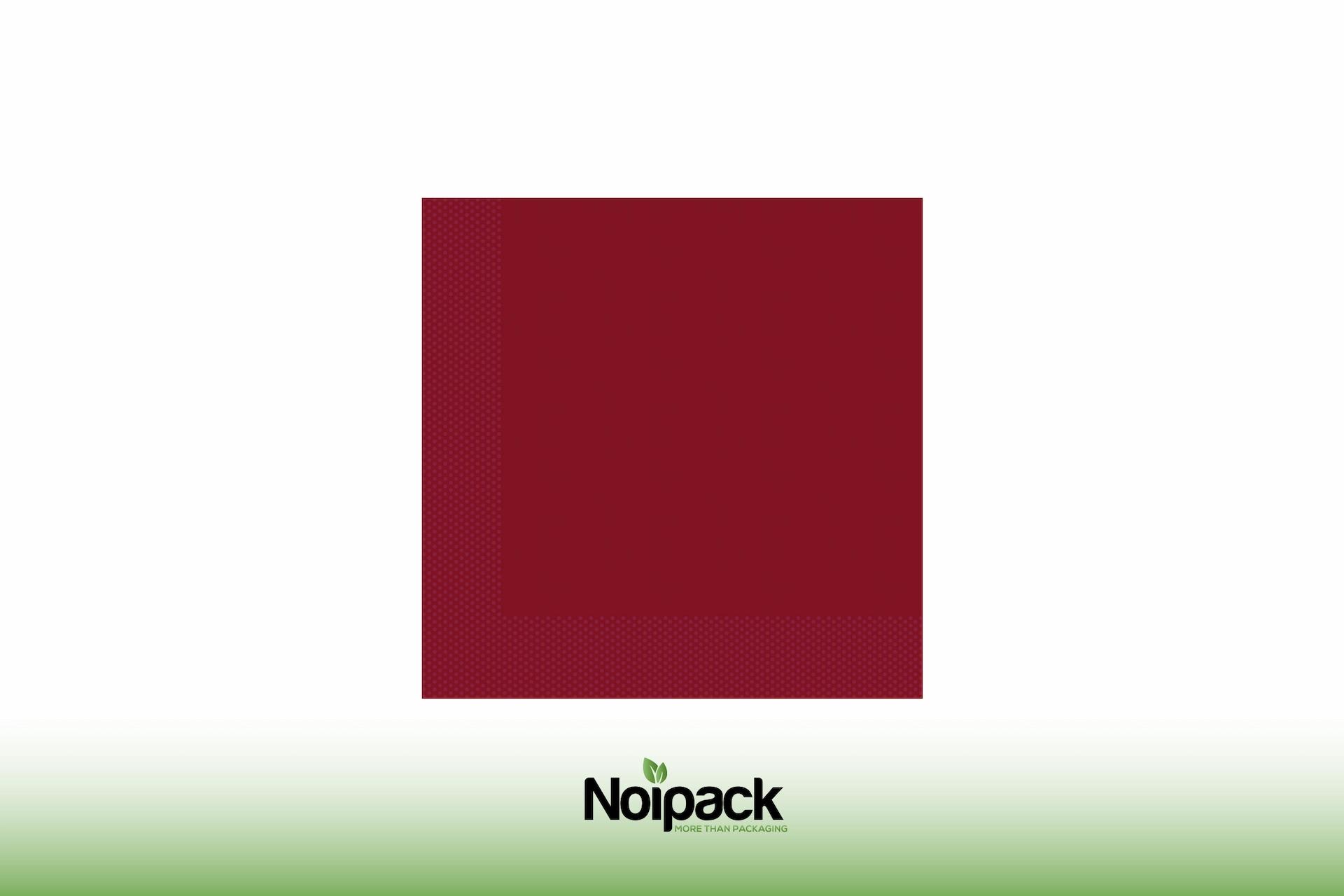 Napkin 33x33cm 1/4 fold (burgundy)