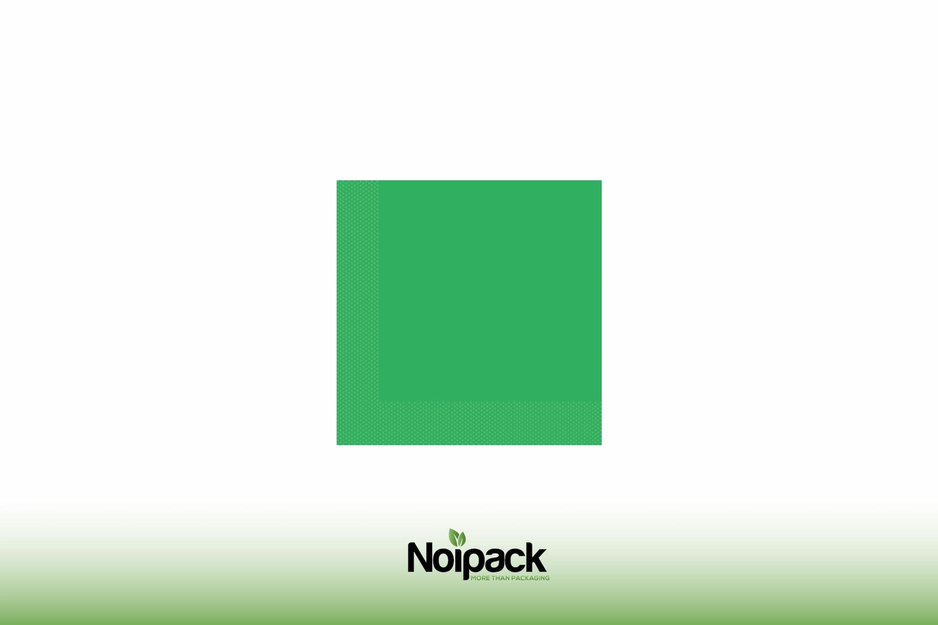 Napkin 25x25cm 1/4 fold (emerald green)