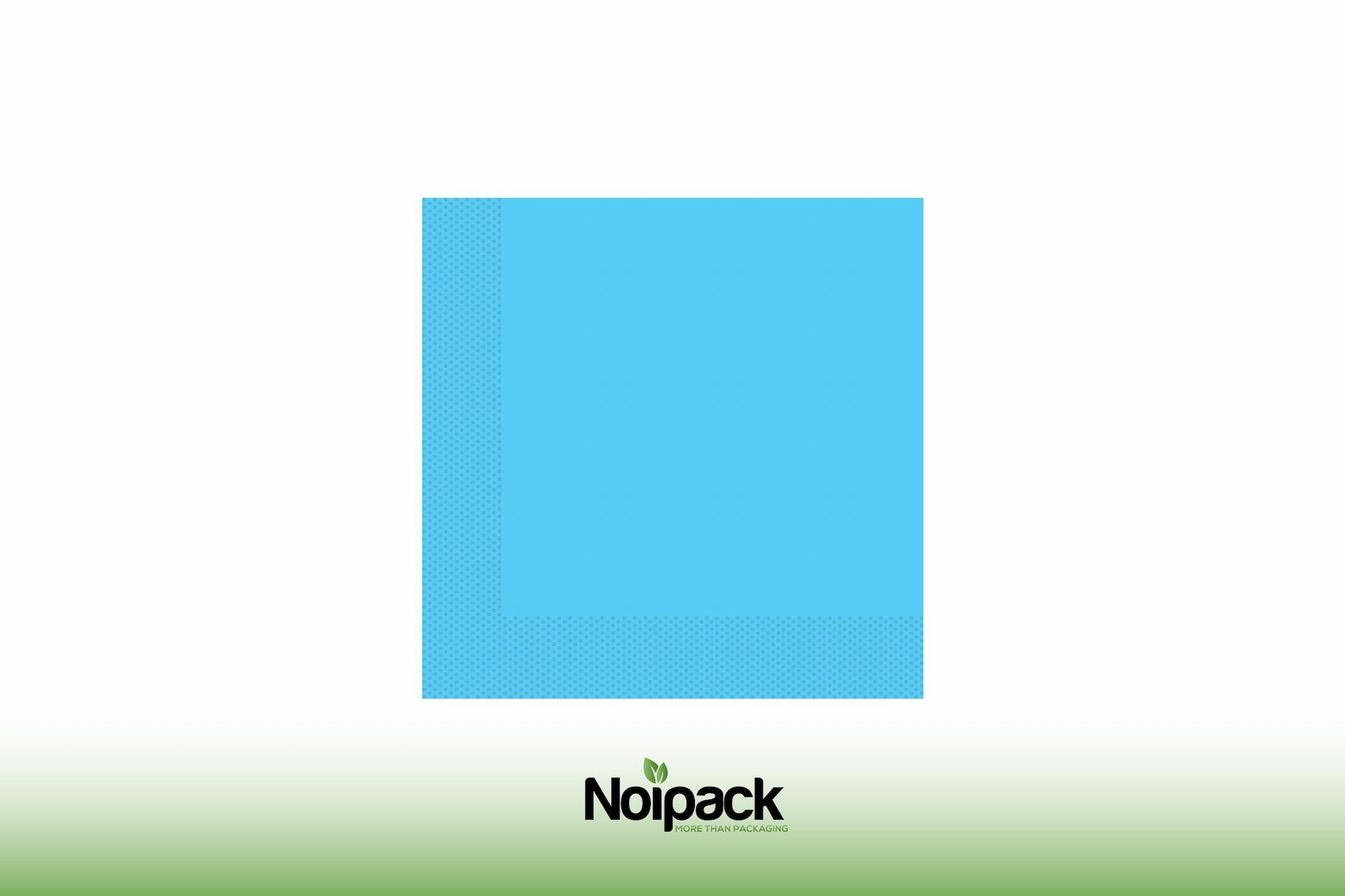 Napkin 33x33cm 1/4 fold (azure)