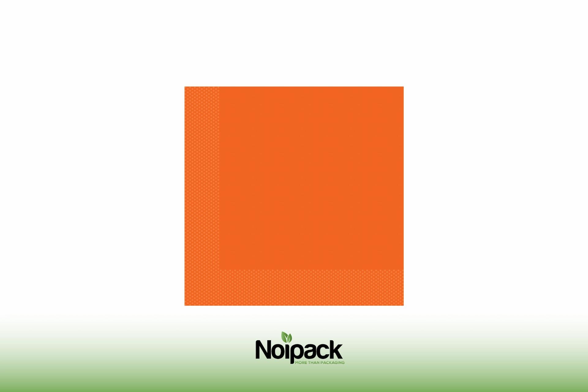 Napkin 33x33cm 1/4 fold (orange)