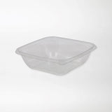 Neliskanttisen rasian pohja läpinäkyvä 1000ml rPET (190x190x56mm) - Kuatro