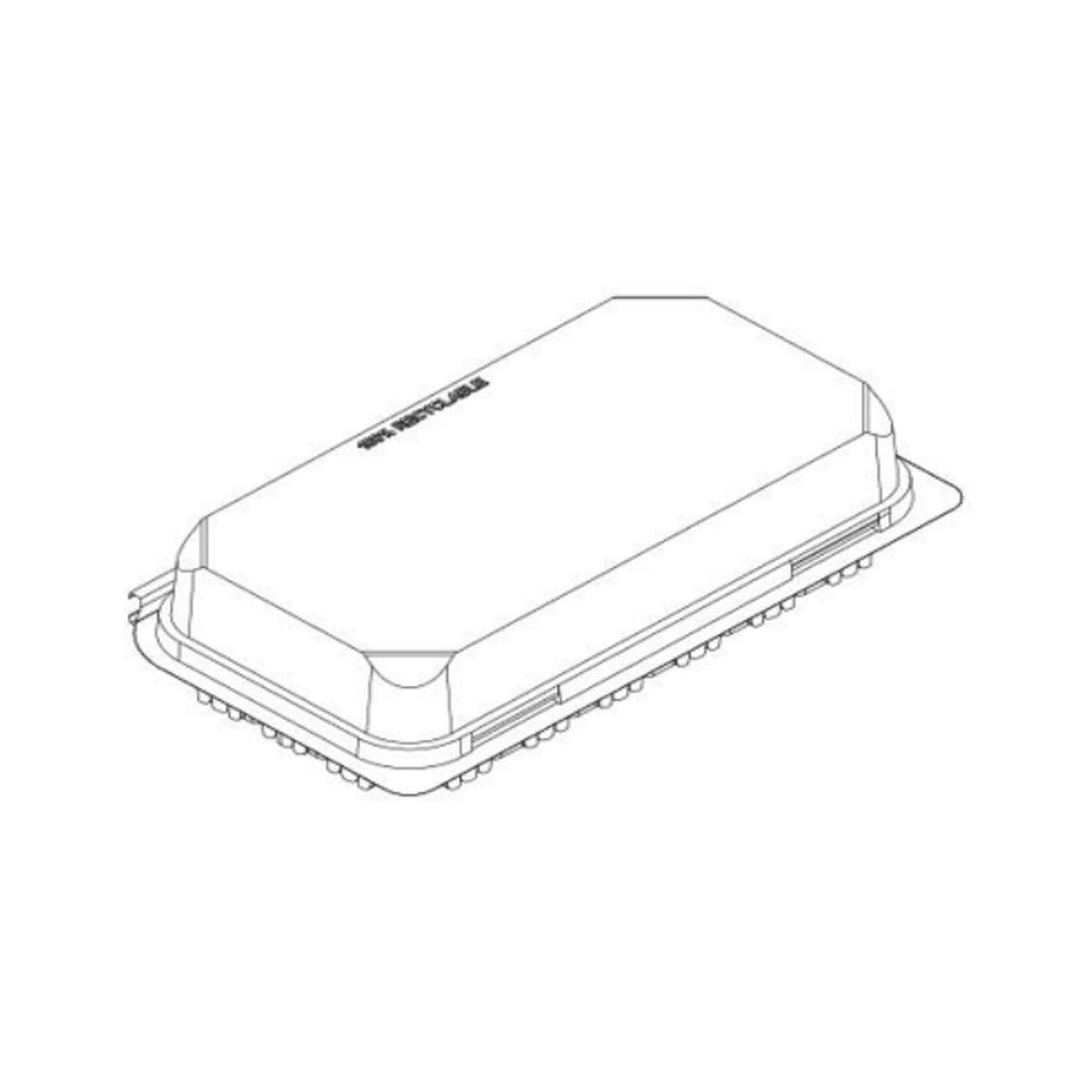 Baky saranakansirasia 180x90x42mm rPET-muovi