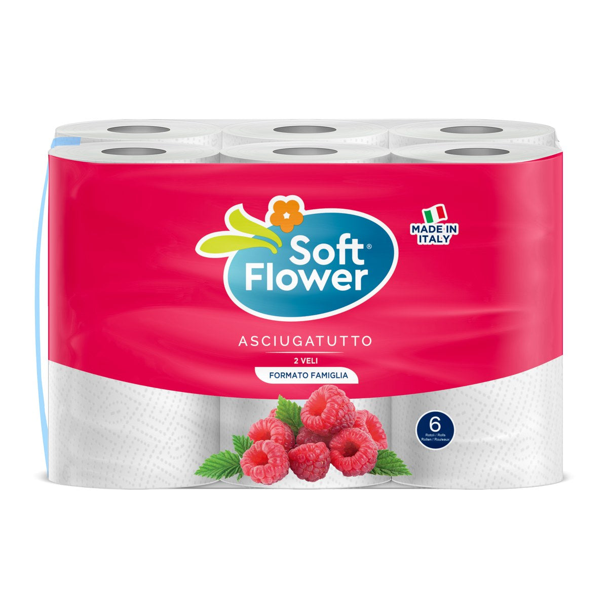 Soft Flower talouspaperi 2-kertainen 225x220mm